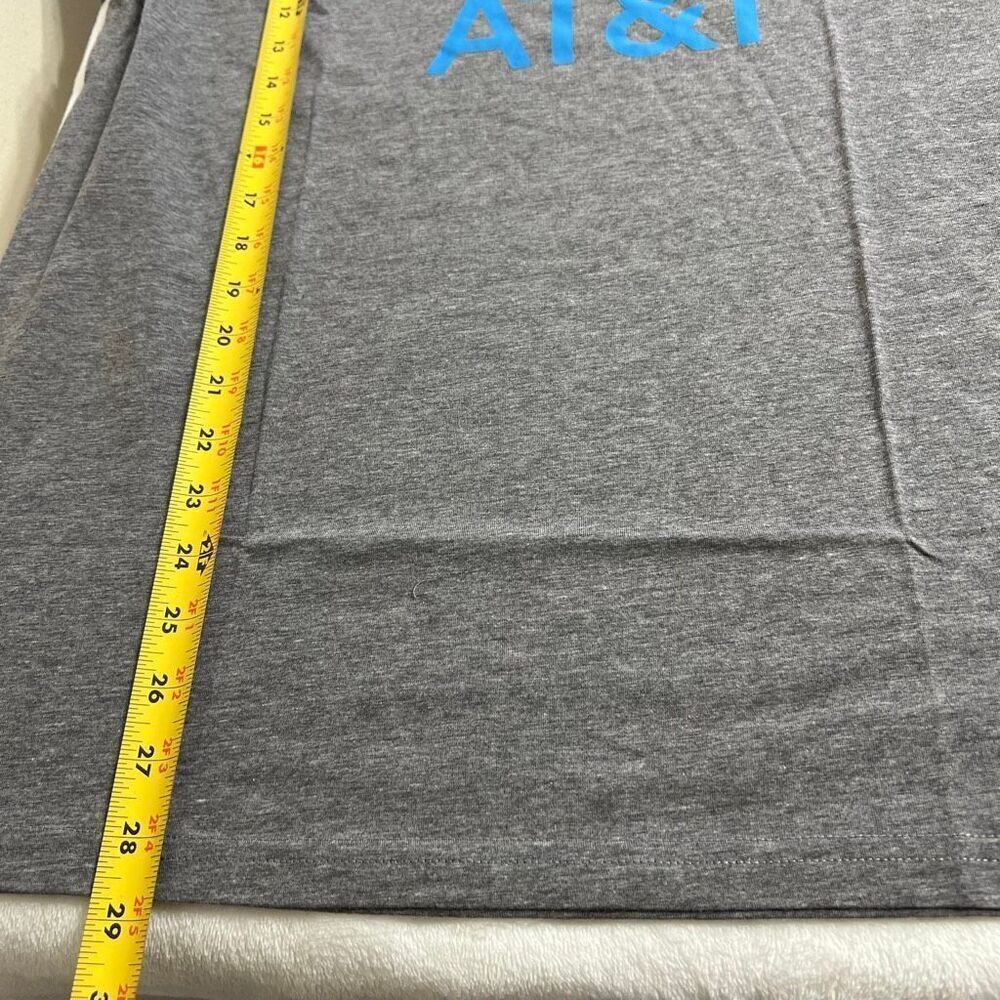 AT&T Blue Gray Crewneck Short Sleeve Tee Employees XL Men - Picture 4 of 4